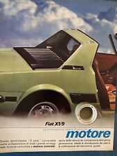 Rara Pubblicita’ FIAT X1/9 BERTONE 1973 b segunda mano  Embacar hacia Argentina