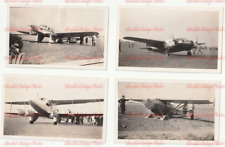 ANTIGUA FOTO DE AVIACIÓN AVIÓN CIVIL EN EL AERÓDROMO DE HESTON MIDDLESEX DE COLECCIÓN c.1935 segunda mano  Embacar hacia Mexico