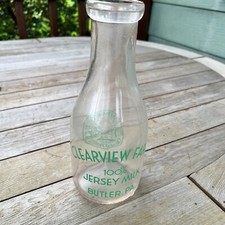 Vintage milk bottle for sale  Gray