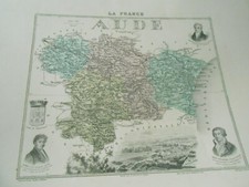 Carte département aude d'occasion Carte département aude d'occasion  Bourgoin-Jallieu