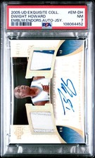 2005 Exquisite Collection #EM-DH Dwight Howard Emblems of Endorsements /75 PSA 7 comprar usado  Enviando para Brazil