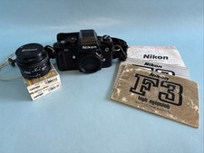 Câmera SLR Nikon F3 HP 35mm Nikkor com Lente AF 50mm 1.8 comprar usado  Enviando para Brazil