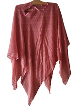 Seidenponcho rosa goldfäden gebraucht kaufen  Weischlitz