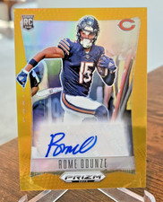 2024 Prizm Deca Rome Odunze True Gold Rookie Auto #01/10 Chicago Bears S-ROE comprar usado  Enviando para Brazil