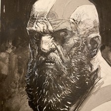 Usado, Esboço de arte original Gerardo Zaffino Kratos God of War raro aprox 9,75 X13,5 comprar usado Usado, Esboço de arte original Gerardo Zaffino Kratos God of War raro aprox 9,75 X13,5 comprar usado  Enviando para Brazil