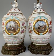 Pair antique porcelain for sale  Chester