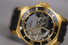 INVICTA Pro Diver masculino 52mm aço inoxidável + alumínio dourado + mostrador preto preto comprar usado  Enviando para Brazil