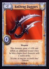 Nothrog daggers warlord usato  Italia