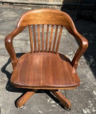 Antique swivel oak for sale  Worcester