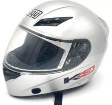 Usado, Capacete AGV K3 prata L motocicleta ventilado comprar usado  Enviando para Brazil