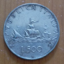 500 lire 1957 usato 500 lire 1957 usato Manfredonia