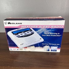 Midland alerta meteorológico rádio alarme de tempestade tornado furacão WR120EZ NOVO comprar usado  Enviando para Brazil
