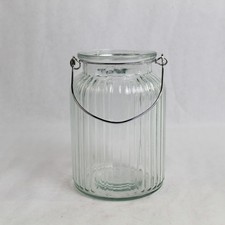 Clear glass ribbed for sale  Mcminnville
