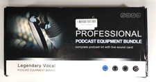 Kit pacote de equipamento de podcast profissional vocal lendário com placa de som comprar usado  Enviando para Brazil
