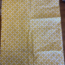 Vtg yellow geometric for sale  Weatherford