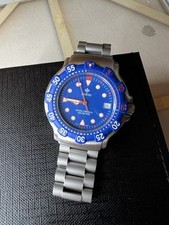 Zodiac NOS Swiss Formula One 36mm mostrador azul com pulseira NOS Tag Heuer F1 Chrono comprar usado  Enviando para Brazil