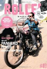 ROLLER MAGAZINE Vol.3 Livro de Bicicleta Japão Max Schaaf PANHEAD KNUCKLEHEAD 2012 comprar usado  Enviando para Brazil