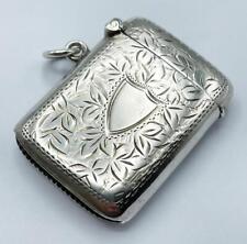 Antique silver vesta d'occasion  Expédié en Belgium