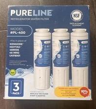 Filtro de água para geladeira PureLine modelo PL-400 PACOTE COM 3 NOVO E LACRADO comprar usado  Enviando para Brazil