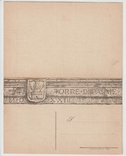 1920 - ANTICA CARTOLINA DOPPIA DI TORRE DI PALME - FERMO - FORMATO PICCOLO, usado comprar usado  Enviando para Brazil