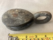 Vintage single pulley for sale  SKIPTON