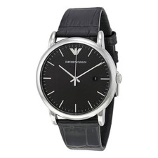 Relógio masculino Emporio Armani Luigi mostrador preto AR2500 comprar usado  Enviando para Brazil