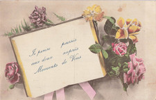 Livre ouvert roses d'occasion  Vasles