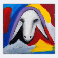 Menashe Kadishman- Acrílico original sobre tela "sem título" comprar usado  Enviando para Brazil