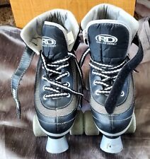 Usado, Patins Roller Derby Kids meninos tamanho 4 FireStar quad preto/cinza  comprar usado  Enviando para Brazil