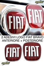 ADESIVO LOGO FIAT 3D RESINATO RICAMBIO PER FIAT BRAVO ANTERIORE E POSTERIORE comprar usado  Enviando para Brazil