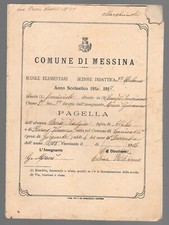 Messina 1916 1917 usato  Fossano
