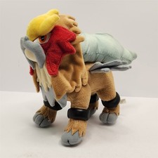 Pokemon Entei brinquedo de pelúcia personagem 9" pernas com fio Nintendo 2001 comprar usado  Enviando para Brazil