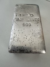 Silver bullion bar for sale  WALSALL
