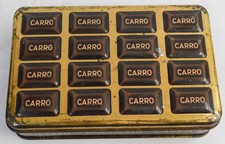 Barra de chocolate vintage c1930's Driessen lata - versão dourada antiga, usado comprar usado Barra de chocolate vintage c1930's Driessen lata - versão dourada antiga, usado comprar usado  Enviando para Brazil