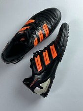 Vintage Adidas Predator Absolado TF Buty piłkarskie Czarne Pomarańczowe Rozmiar US 8.5 / UK 8, używany na sprzedaż  PL