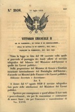 Regio decreto col usato  Italia