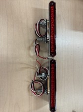 Usado, Par de barras de luz semi reboque caminhão dupla face combo LED vermelho/âmbar 6,5"L comprar usado  Enviando para Brazil