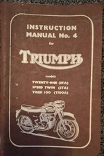 Triumph workshop manual for sale  MARCH