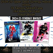 Logan Stankoven 2024-25 Cubierta Superior Synergy Hockey 1X Estuche 16X Caja BREAK #1 segunda mano  Embacar hacia Argentina