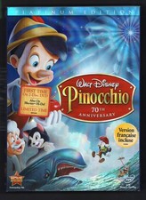 Filme em DVD: Walt Disney Pinóquio edição de 70º aniversário capa deslizante NrMt/Mt, usado comprar usado  Enviando para Brazil
