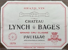 étiquette château lynch d'occasion  Toul