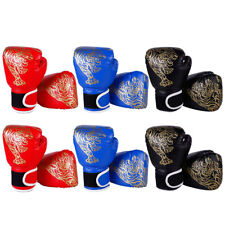 Luvas de boxe respiráveis de couro ecológico luvas de taekwondo de luta para crianças adultos comprar usado  Enviando para Brazil