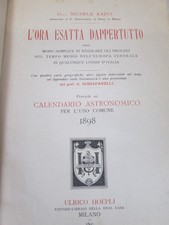 1897 hoepli manuali usato  Italia