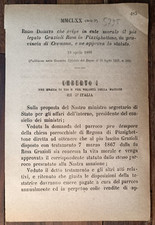 Pizzighettone 1886 regio usato  Italia