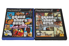2 x GTA - Grand Theft Auto: San Andreas i Vice City Sony PlayStation 2- w oryginalnym opakowaniu na sprzedaż  Wysyłka do Poland