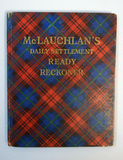 Mclauchlan daily settlement for sale  MACCLESFIELD
