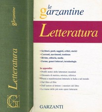 Garzantine. letteratura. aa.vv usato  Italia
