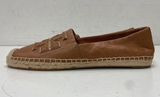 Sapato Plano Feminino Tory Burch Couro Espadrille Tamanho 9 comprar usado  Enviando para Brazil