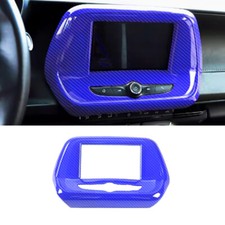 Capa de navegação GPS azul fibra de carbono decoração quadro para Chevrolet Camaro 16-2022 comprar usado  Enviando para Brazil