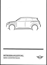 Mini countryman betriebsanleit gebraucht kaufen  Padenstedt